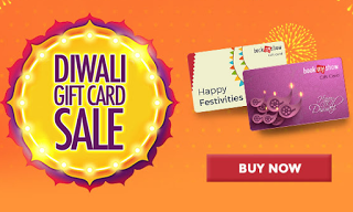 bookmyshow diwali gift card sale free amazon loot