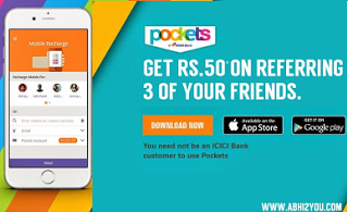 icici pockets referral