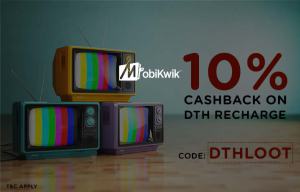 mobikwik  cashback at dth recharges