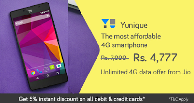 yu yunique snapdeal at rs