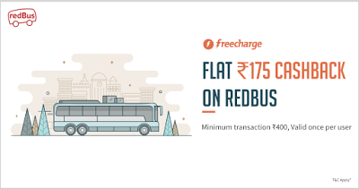 redbus rs cashback on rs or more