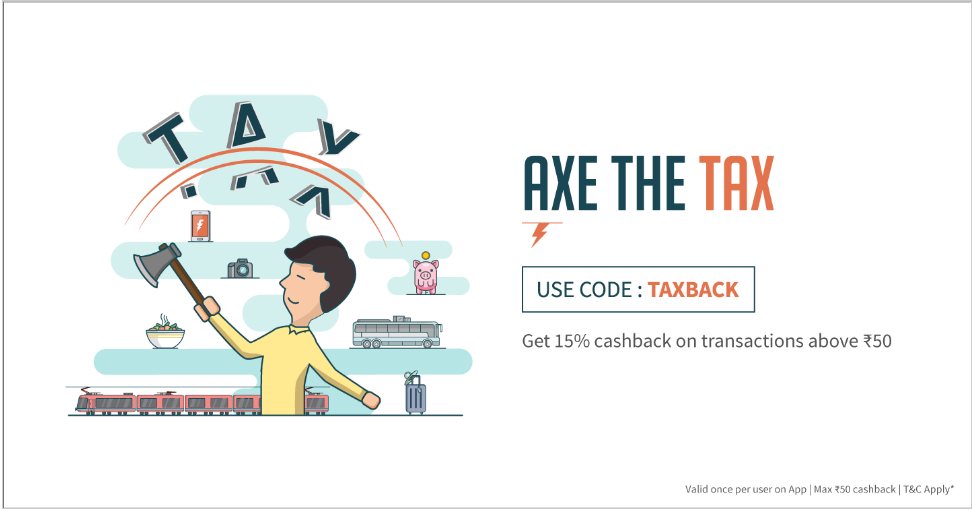 freecharge taxback banner