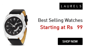 laurel watches at Rs  only amazon