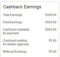 CashKaro Cashback Proof