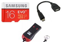 16GB MemoryCard + OTG + Card Reader @ Just Rs.230