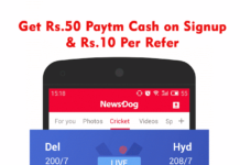 ND App: Get Rs.50 Paytm Cash on Signup & Rs.10/Refer