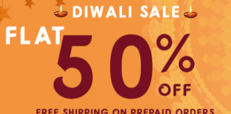 MyVishal Diwali Sale – Clothings at Cheapest Price + Free Shipping on Prepaid Orders