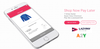 LazyPay – Get 50% LazyPay Cashback on your First Transaction (Max Rs 75)