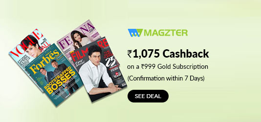 CashKaro Magzter Deal