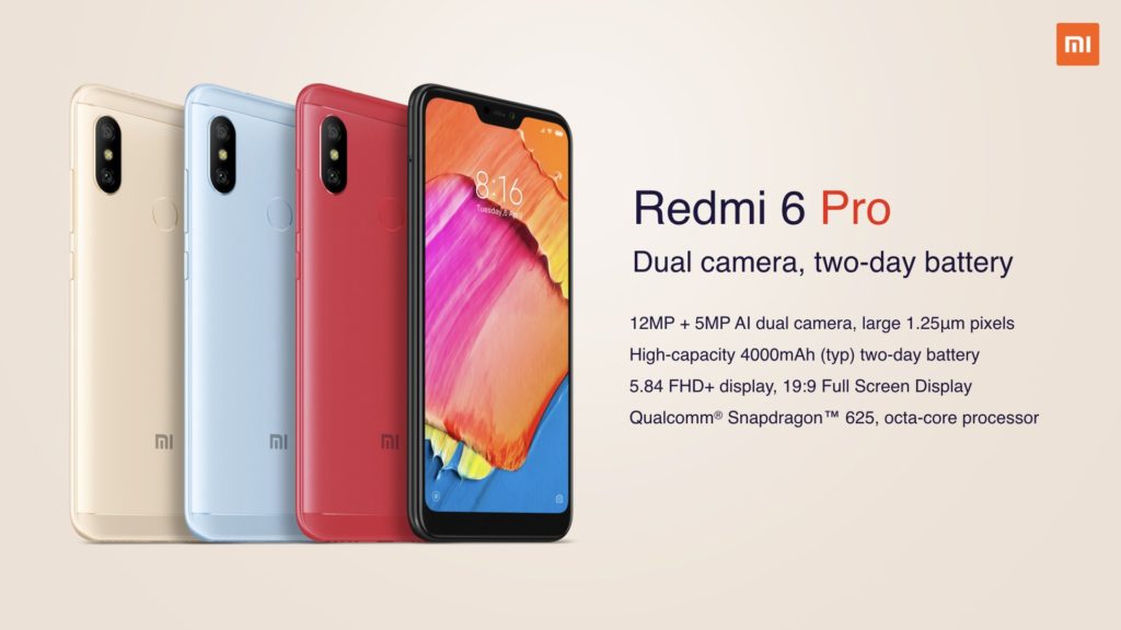 Buy Xiaomi Redmi 6 Pro from Amazon Flash Sale