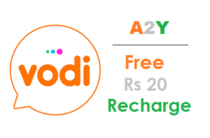 Vodi App Loot: Free Rs 20 Recharge