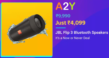 Flipkart JBL Flip 3 Blutooth Speakers