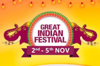 Amazon Great Indian Festival Sale November 2018 is Back (2nd-5th Nov)