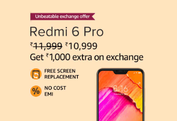 Xiaomi Redmi 6 Pro at Loot Price
