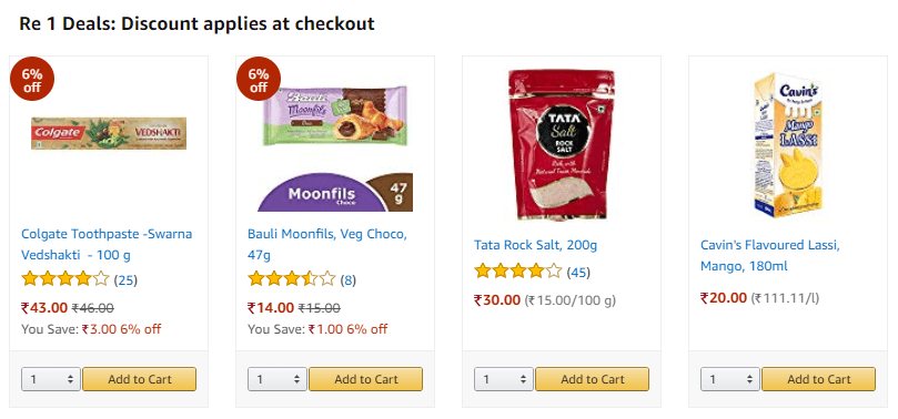Buy Pantry Products at Rs 1