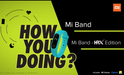 Mi Band HRX Edition at Rs 809