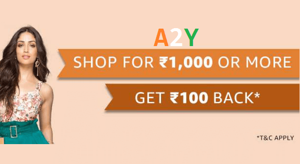 Amazon Fashion Rs 100 Free