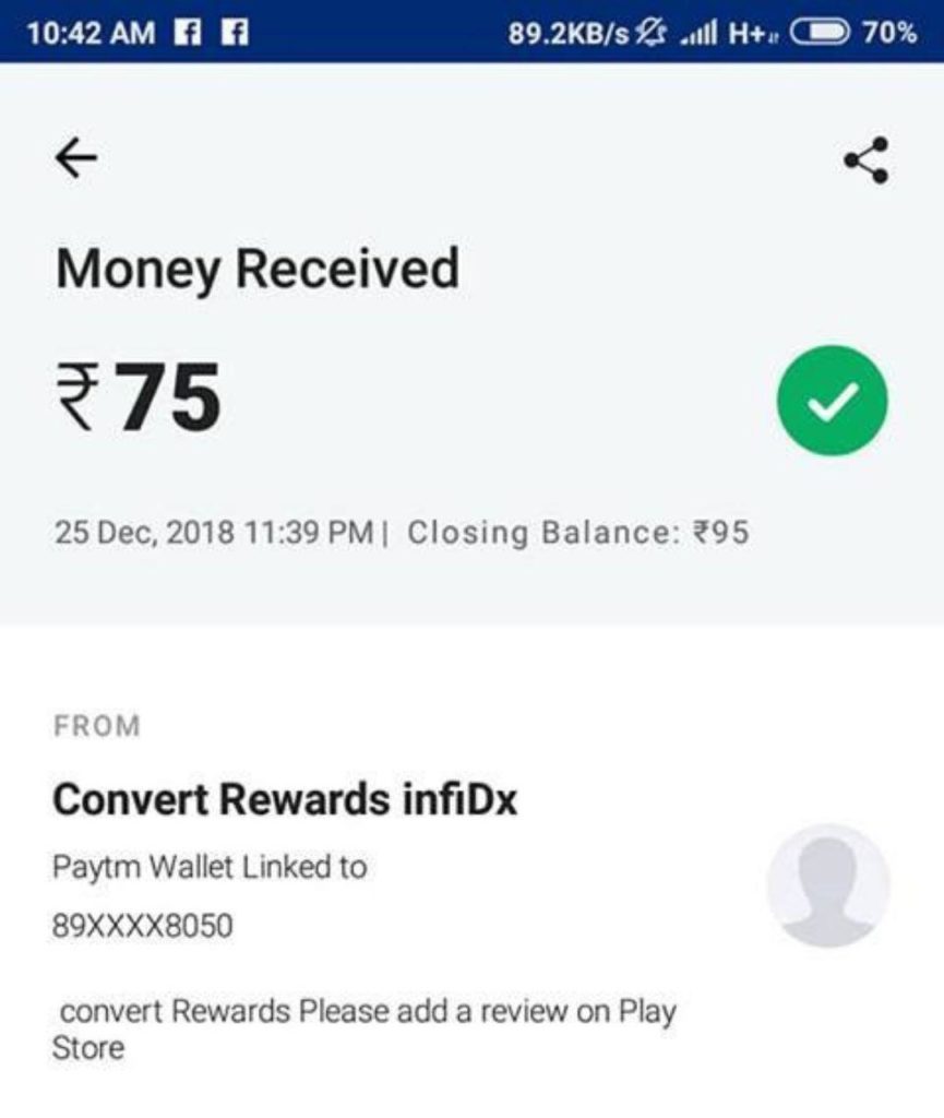 Convert Google Play Reward Proof 2