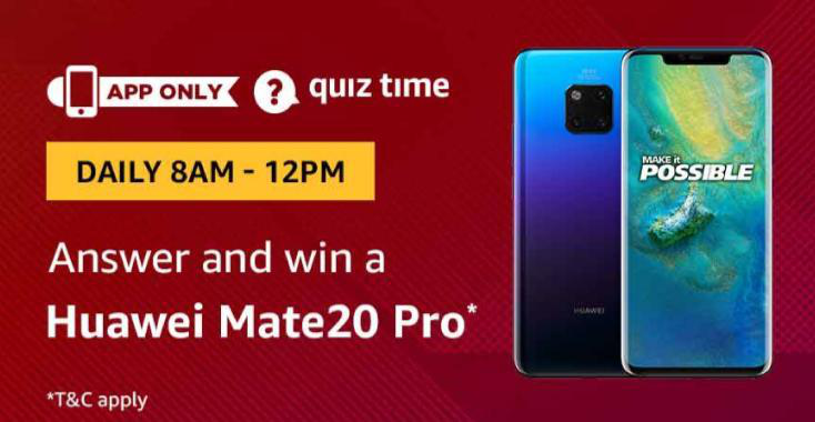 Amazon Quiz 30th December