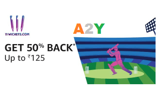 Amazon 11Wickets Cashback Offer