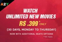 ﻿Unlimited Movies at Rs199