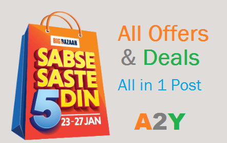 BigBazaar Sabse Saste 5 Din Sale