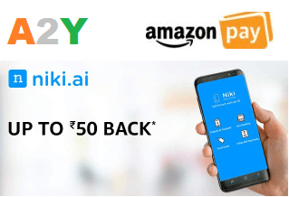 Niki Amazon Cashback Offers