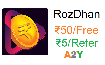 RozDhan App Refer Code