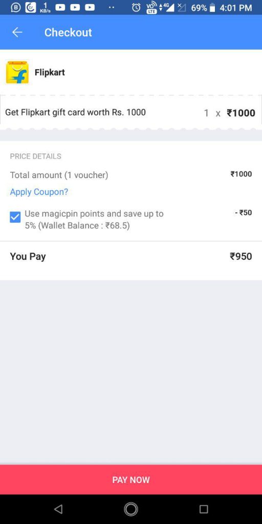 Trick to Buy Flipkart Gift Voucher from Amazon Pay Balance A2Y