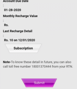 Videocon D2H Recharge