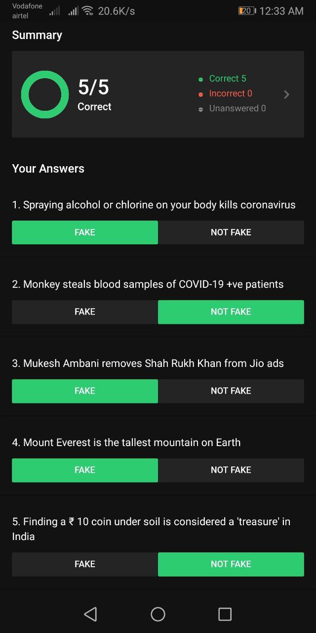 Flipkart Fake or Not Answers List