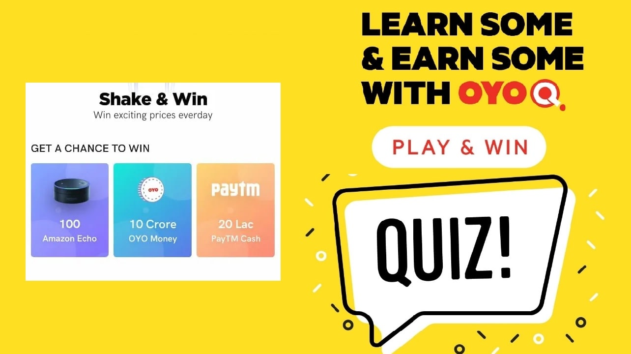 OYO Q QUIZ Todays Answers Daily